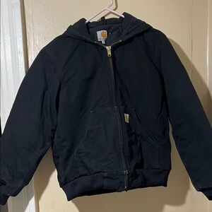 Carhartt Black Hooded loose fit Jacket